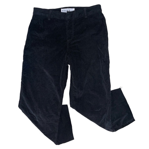 Frank and Eileen kinsale black corduroy pants women’s size 12 - Picture 1 of 7